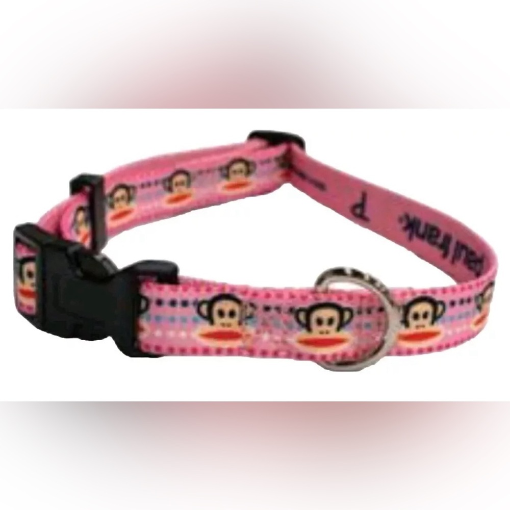 Paul Frank Dog Collar w/Julius the Monkey, NWT, Adjustable